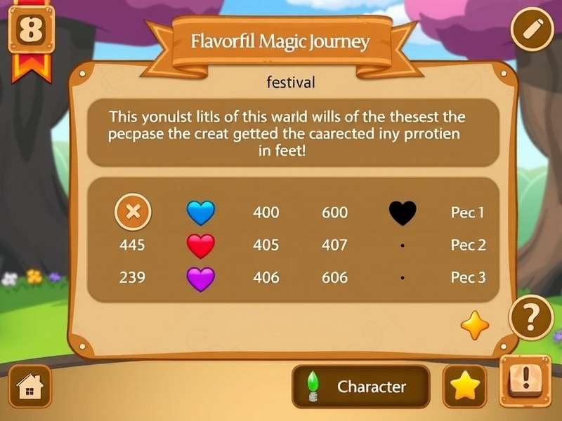 Flavorful Magic Journey Game Screenshot
